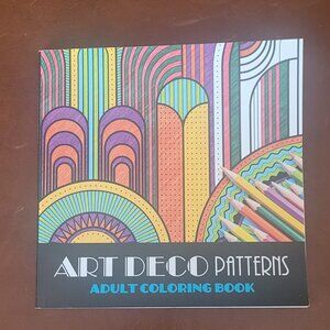 Coloring Book ART DECO PATTERNS 50 Designs 2025 Adult & All Ages